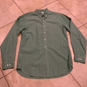 Green Brooks Brothers Button Down